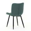 Jídelní židle, zelená, látka, HC-462 GRN2