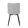 Jídelní židle, šedá, látka, HC-462 SIL2
