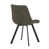 Jídelní židle, zelená, látka, HC-465 GRN2