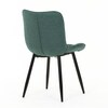 Jídelní židle, zelená, látka, HC-462 GRN2