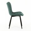 Jídelní židle, zelená, látka, HC-462 GRN2