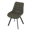 Jídelní židle, zelená, látka, HC-465 GRN2