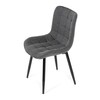Jídelní židle, šedá, látka, HC-462 GREY2