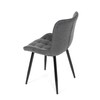 Jídelní židle, šedá, látka, HC-462 GREY2