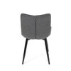Jídelní židle, šedá, látka, HC-462 GREY2