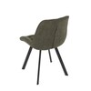 Jídelní židle, zelená, látka, HC-465 GRN2