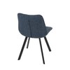 Jídelní židle, modrá, látka, HC-465 BLUE2