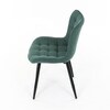 Jídelní židle, zelená, látka, HC-462 GRN2