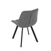 Jídelní židle, šedá, látka, HC-465 GREY2