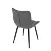 Jídelní židle, šedá, látka, HC-462 GREY2