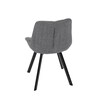 Jídelní židle, šedá, látka, HC-465 GREY2