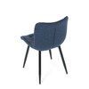 Jídelní židle, modrá, látka, HC-462 BLUE2