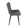 Jídelní židle, šedá, látka, HC-462 GREY2
