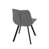 Jídelní židle, šedá, látka, HC-465 GREY2