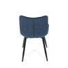Jídelní židle, modrá, látka, HC-462 BLUE2