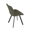 Jídelní židle, zelená, látka, HC-465 GRN2
