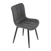 Jídelní židle, šedá, látka, HC-462 GREY2