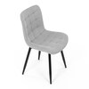 Jídelní židle, šedá, látka, HC-462 SIL2