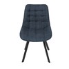 Jídelní židle, modrá, látka, HC-465 BLUE2