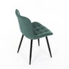 Jídelní židle, zelená, látka, HC-462 GRN2