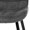 Jídelní židle, šedá, látka, HC-462 GREY2