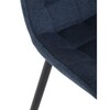 Jídelní židle, modrá, látka, HC-462 BLUE2