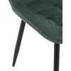 Jídelní židle, zelená, látka, HC-462 GRN2