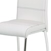 Jídelní židle, bílá, ekokůže, HC-484 WT