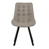 Jídelní židle, béžová, látka vintage, HC-V3066 LAN3