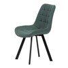 Jídelní židle, zelená, látka vintage, HC-V3066 GRN3