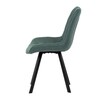 Jídelní židle, zelená, látka vintage, HC-V3066 GRN3