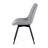 Jídelní židle, šedá, látka, HC-T1130 GREY2