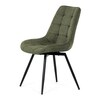 Jídelní židle, zelená, látka, HC-T1130 GRN2