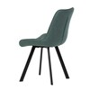 Jídelní židle, zelená, látka vintage, HC-V3066 GRN3