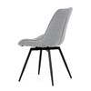 Jídelní židle, šedá, látka, HC-T1130 GREY2