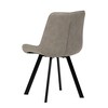Jídelní židle, béžová, látka vintage, HC-V3066 LAN3