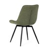 Jídelní židle, zelená, látka, HC-T1130 GRN2