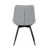 Jídelní židle, šedá, látka, HC-T1130 GREY2