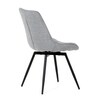 Jídelní židle, šedá, látka, HC-T1130 GREY2