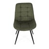 Jídelní židle, zelená, látka, HC-T1130 GRN2