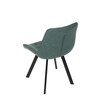 Jídelní židle, zelená, látka vintage, HC-V3066 GRN3