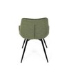 Jídelní židle, zelená, látka, HC-T1130 GRN2