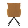 Jídelní židle, žlutá, manšestrová látka, HC-X1128 YEL2