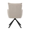 Jídelní židle, béžová, manšestrová látka, HC-X1128 LAN2