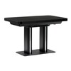 Jídelní stůl rozkládací 120-160x80 cm, mdf, černá, HT-D1926 BK