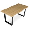Jídelní stůl 160x90cm, mdf, divoký dub, HT-F4216 OAK