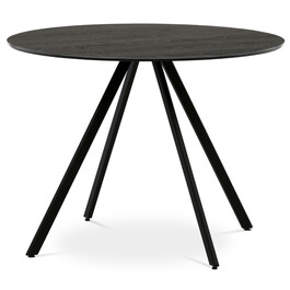 Kulatý jídelní stůl 100x100cm, lamino, šedý dub, HT-R5010 GREY