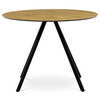 Kulatý jídelní stůl 100x100cm, lamino, dub, HT-R5010 OAK