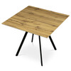 Jídelní stůl 90x90cm, lamino, dub, HT-R5190 OAK