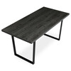 Jídelní stůl 160x80cm, lamino, šedý dub, HT-R5216 GREY